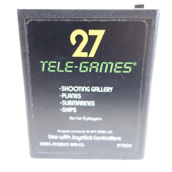 Atari Target Fun Tele Games Sears And Robuck Co. Video Game